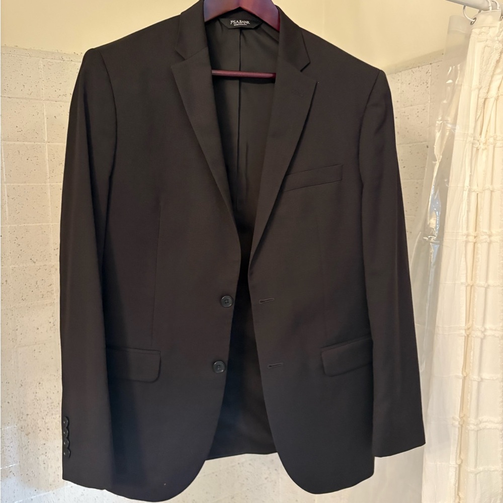 Black Jos A Bank Traveler Suit